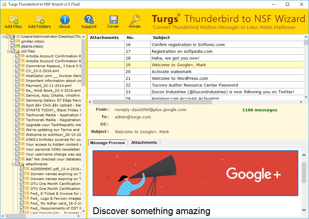 Thunderbird File Preview Option
