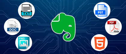 convert evernote data to multiple formats