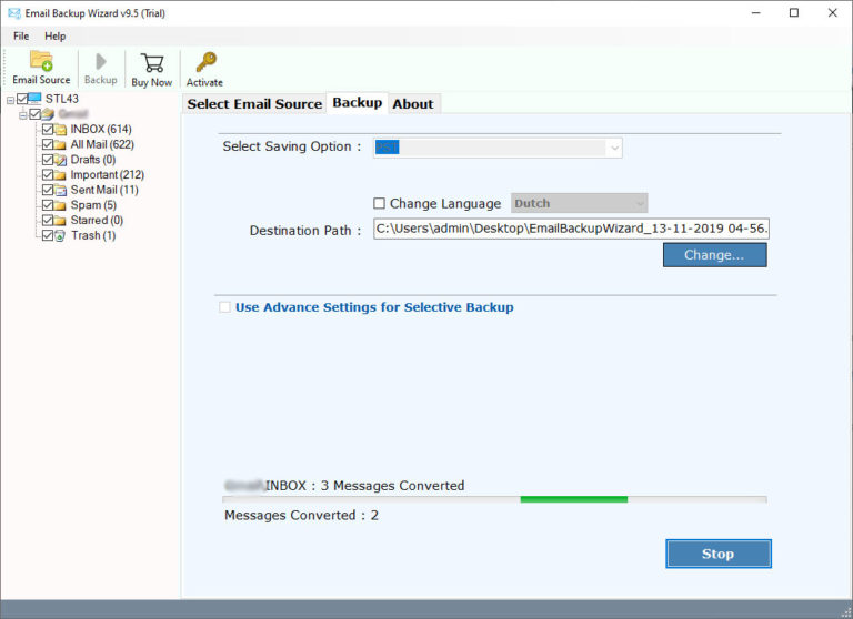 How to Backup Bell Webmail Emails to Computer