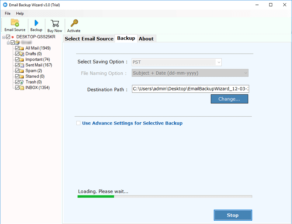 Data conversion ongoing