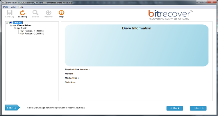 Preview of *.vmdk Partition