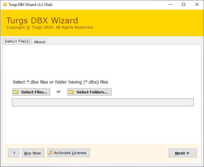 convert dbx to pdf process begins