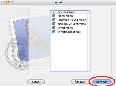 Import Option for MBOX Files