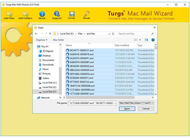 Ajouter des emails Mac Mail