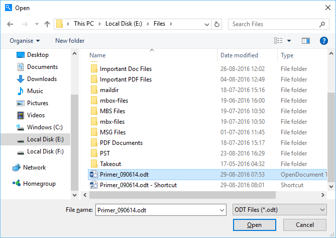 Free ODT Viewer To View Read And Open ODT Files By Retaining Meta 