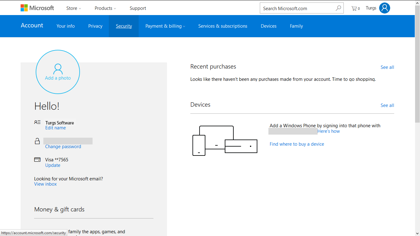 Account live proofs