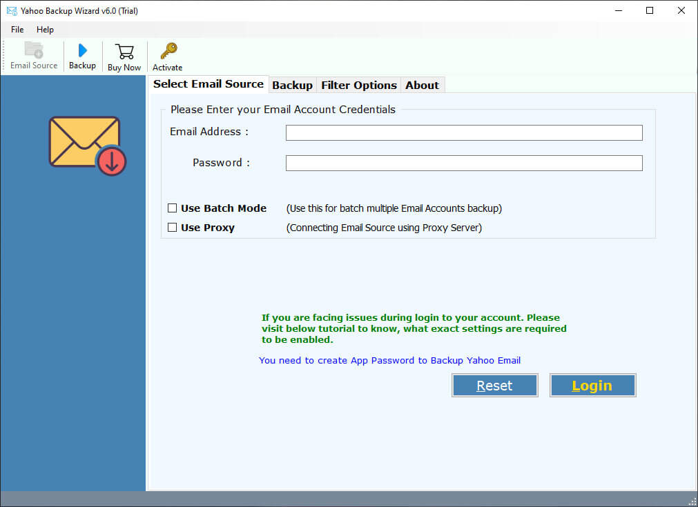 export yahoo mail to word process begins