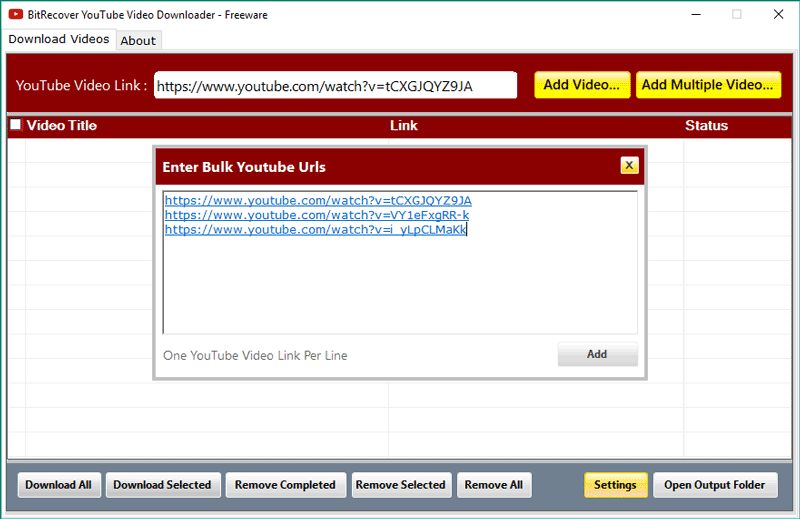 Batch URL Downloader 4.5 instal